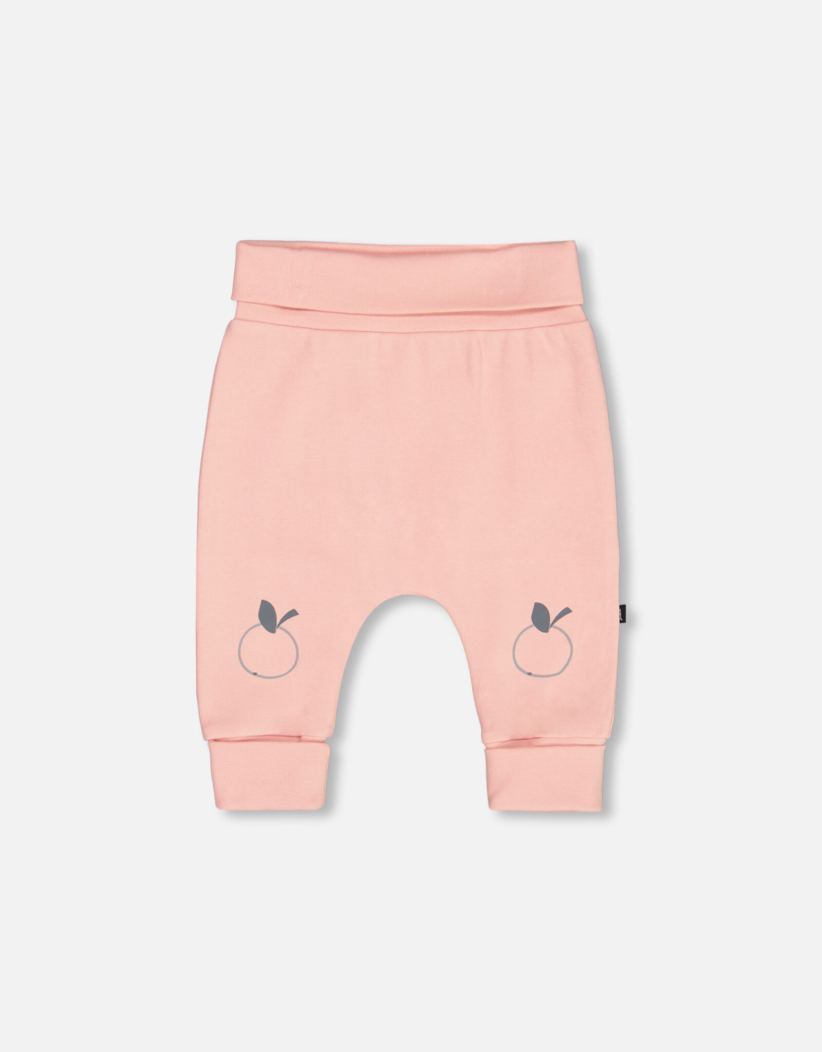 Deux Par Deux Silver Pink Baby Jersey Evolutif Pants