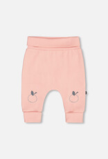Deux Par Deux Silver Pink Baby Jersey Evolutif Pants