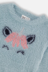 Deux Par Deux Pink Unicorn Girly Sweater