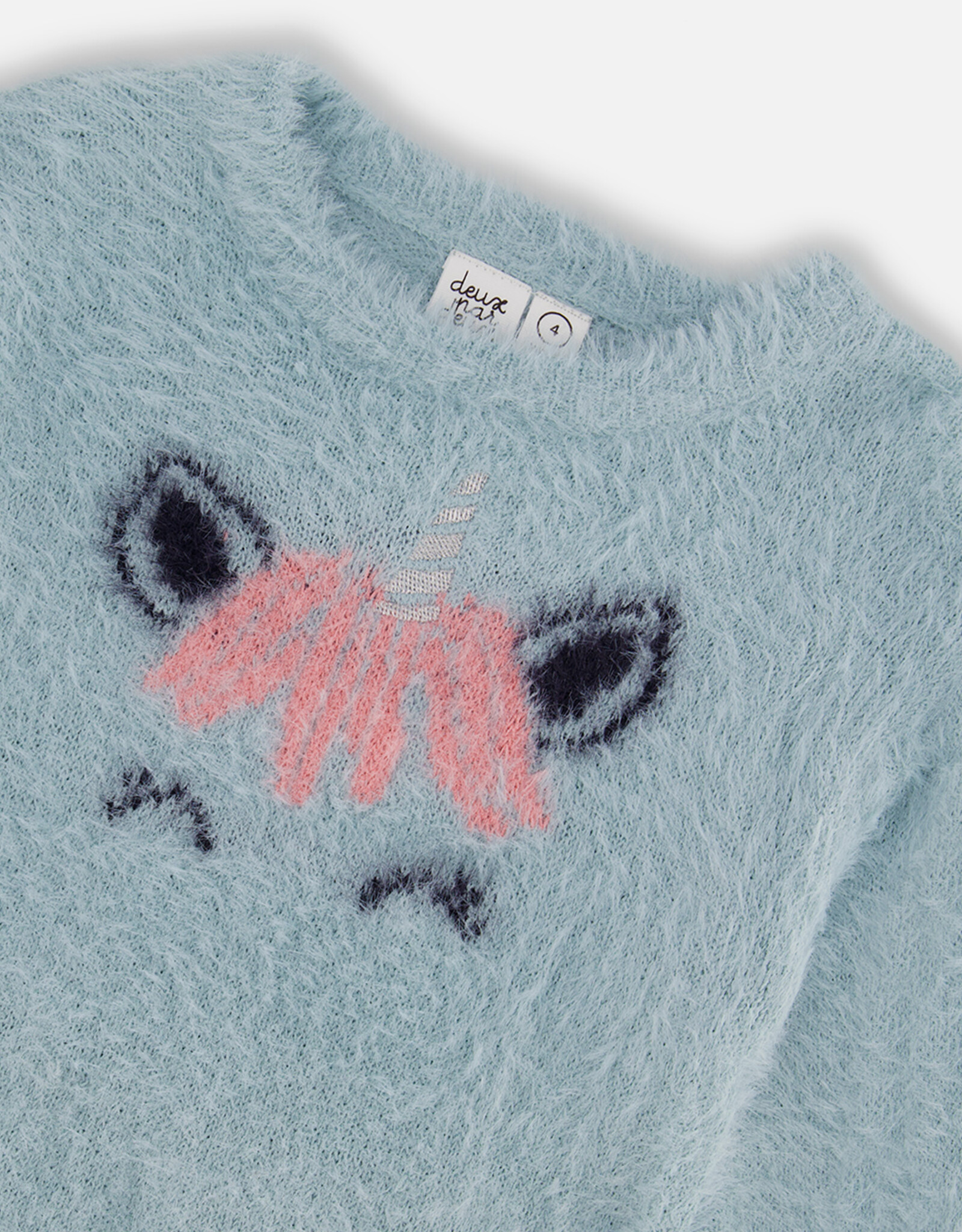 Deux Par Deux Pink Unicorn Girly Sweater