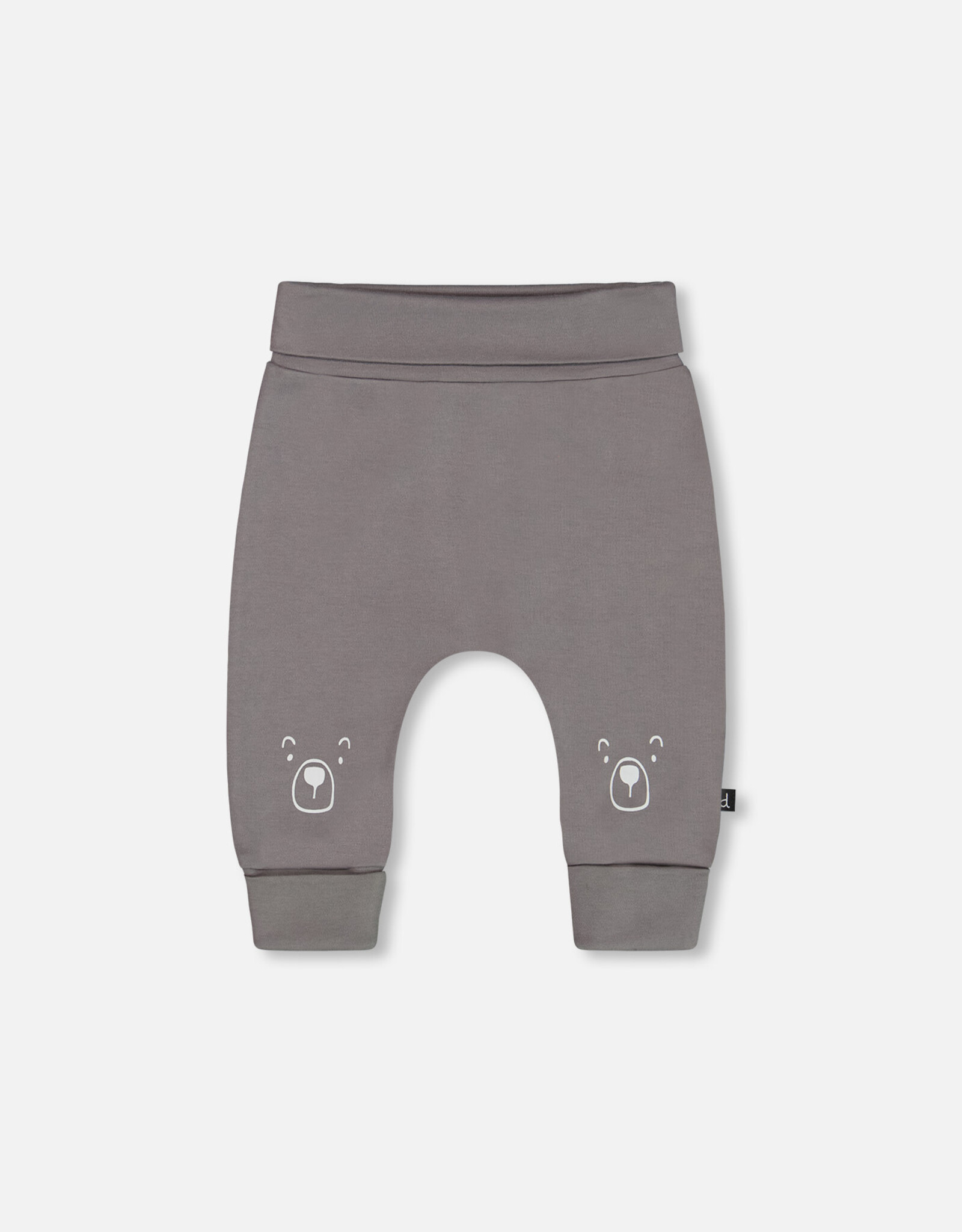 Deux Par Deux Steel Grey Organic Cotton Evolutif Pant