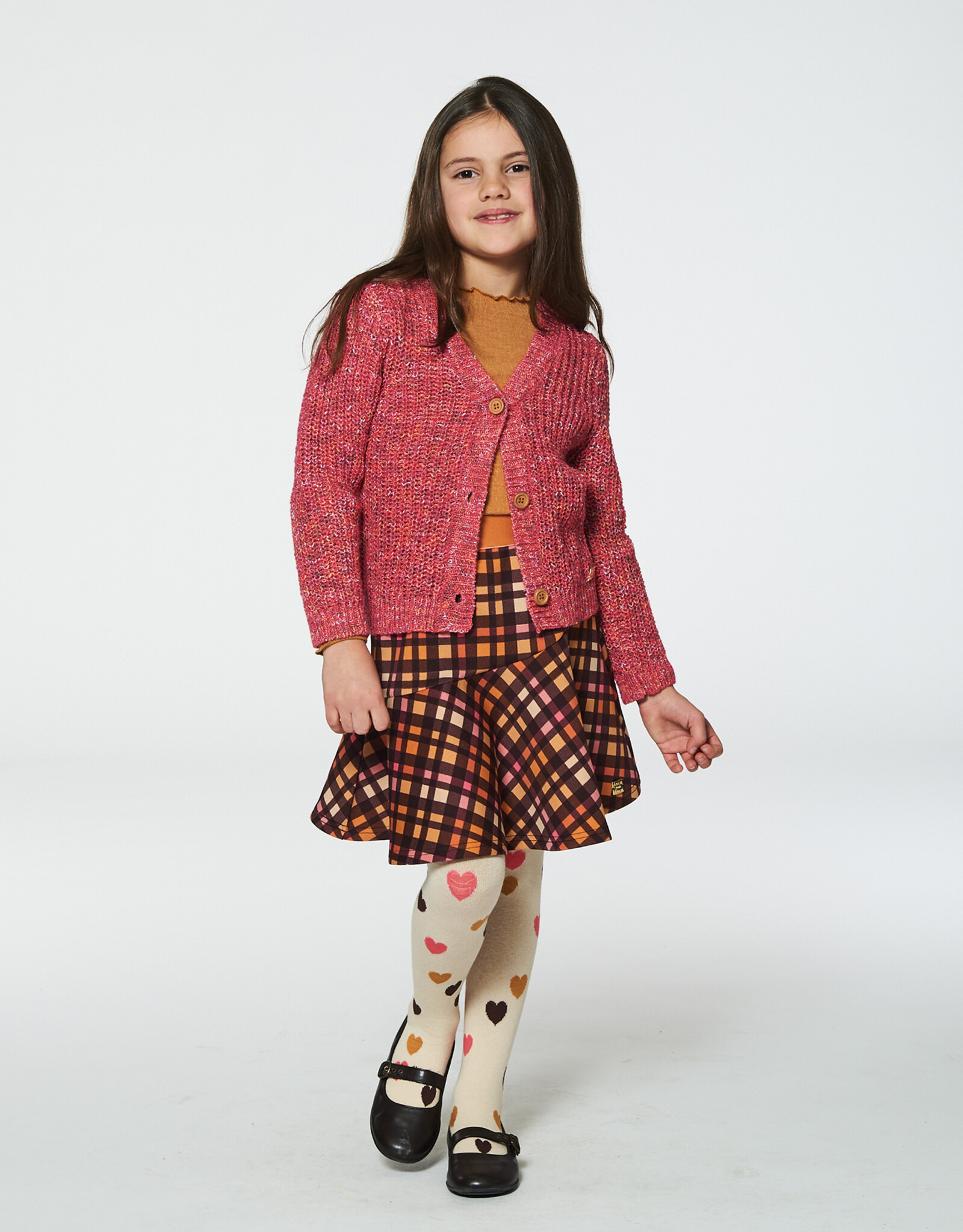 Deux Par Deux Pastel Rose Knit Tights