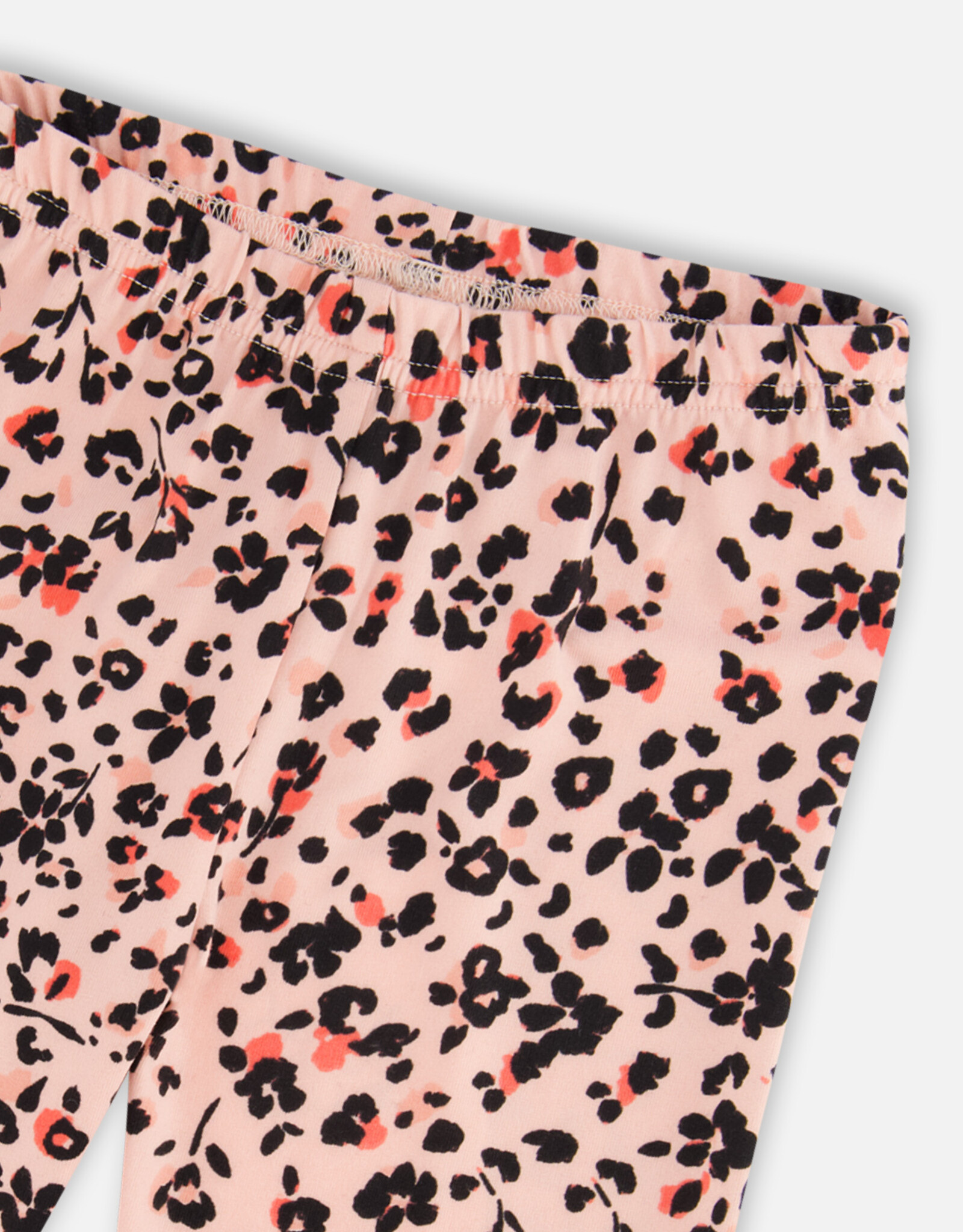 Deux Par Deux Tea Rose Floral Leggings
