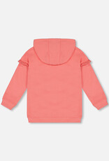 Deux Par Deux Tea Rose Hooded XOXO Tunic