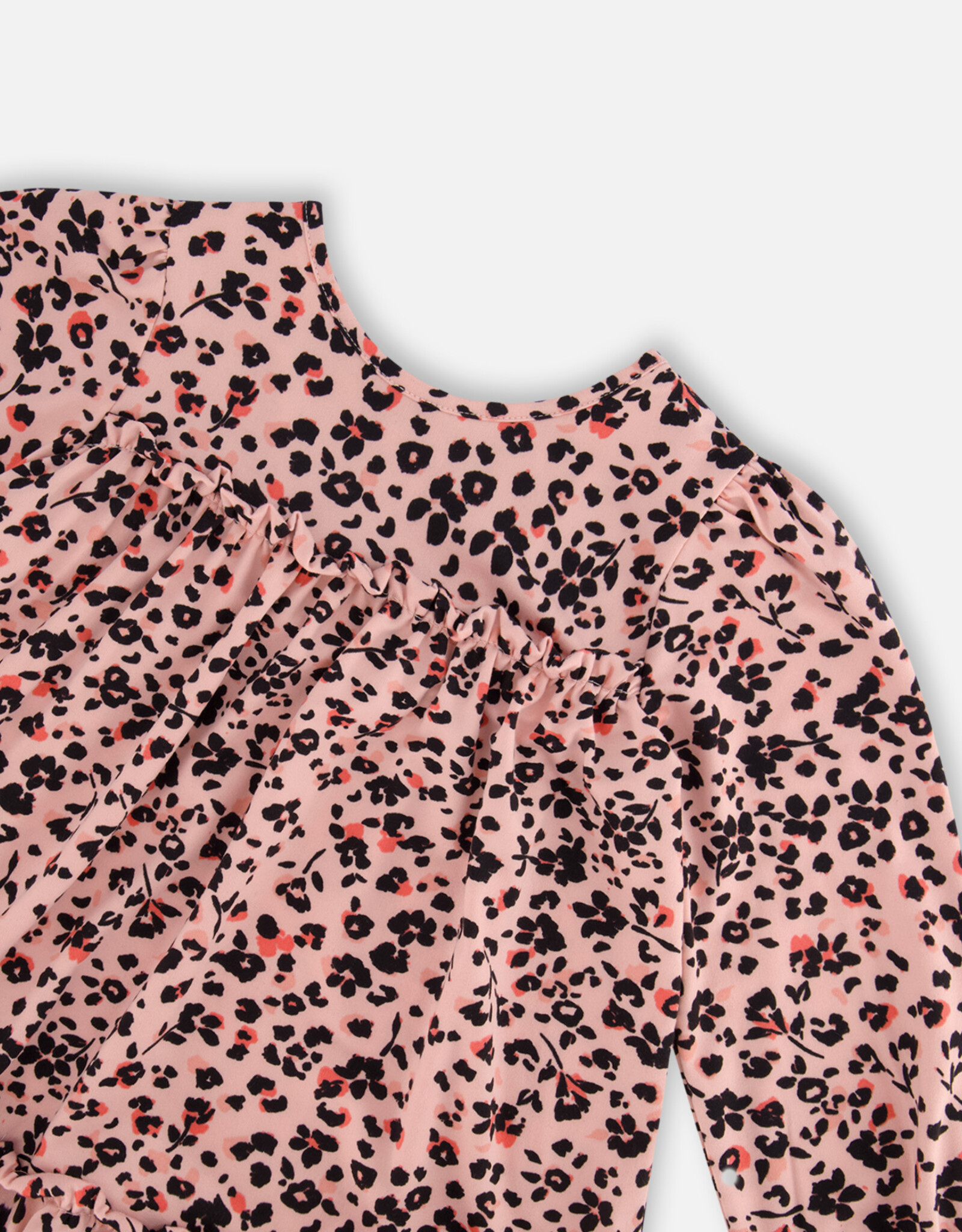 Deux Par Deux Tea Rose Floral Dress