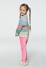Deux Par Deux Azalea Pink Velvet Stretched Leggings