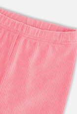 Deux Par Deux Azalea Pink Velvet Stretched Leggings
