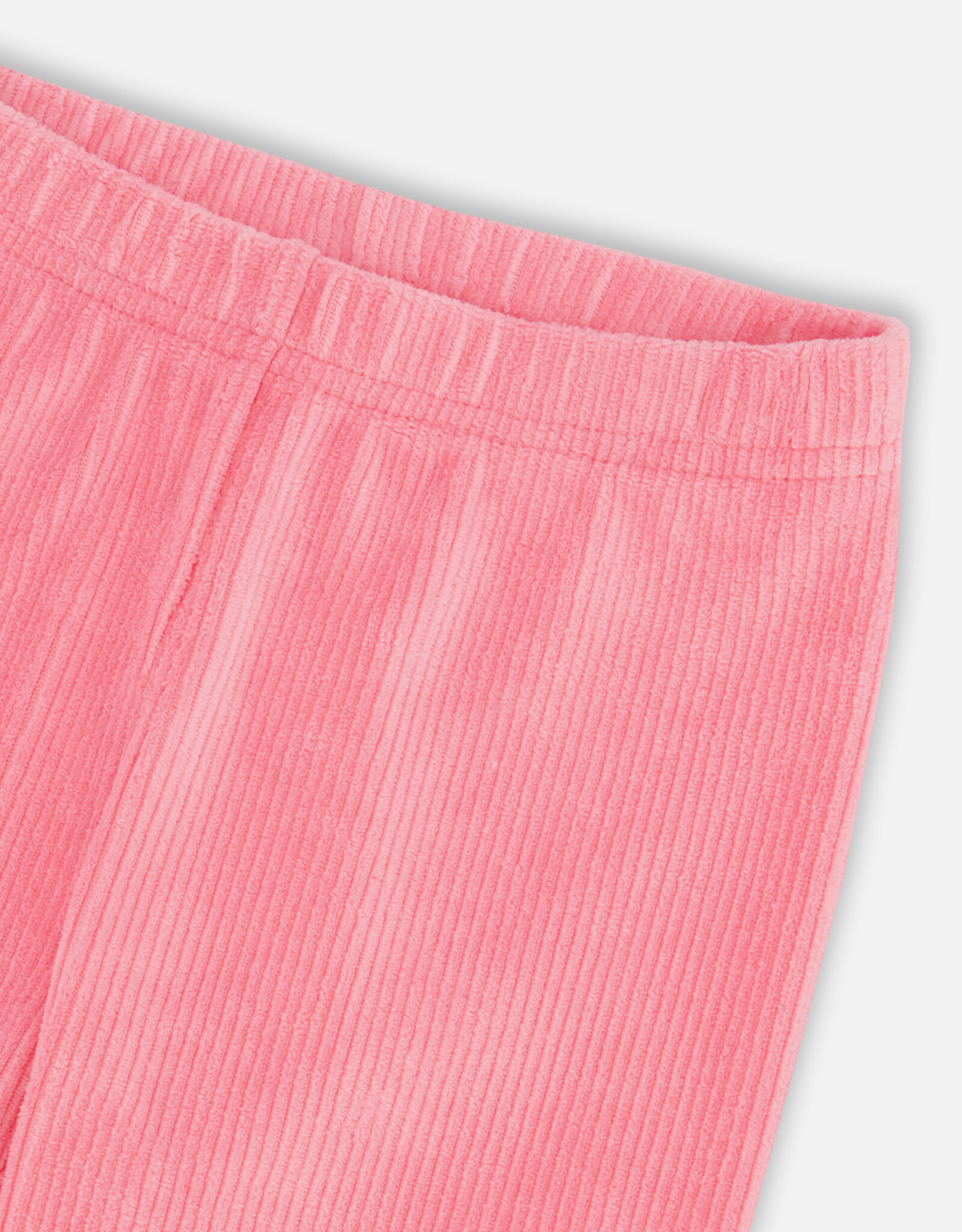 Deux Par Deux Azalea Pink Velvet Stretched Leggings