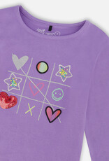 Deux Par Deux Bougainvillea Tic Tac Toe Long Sleeve