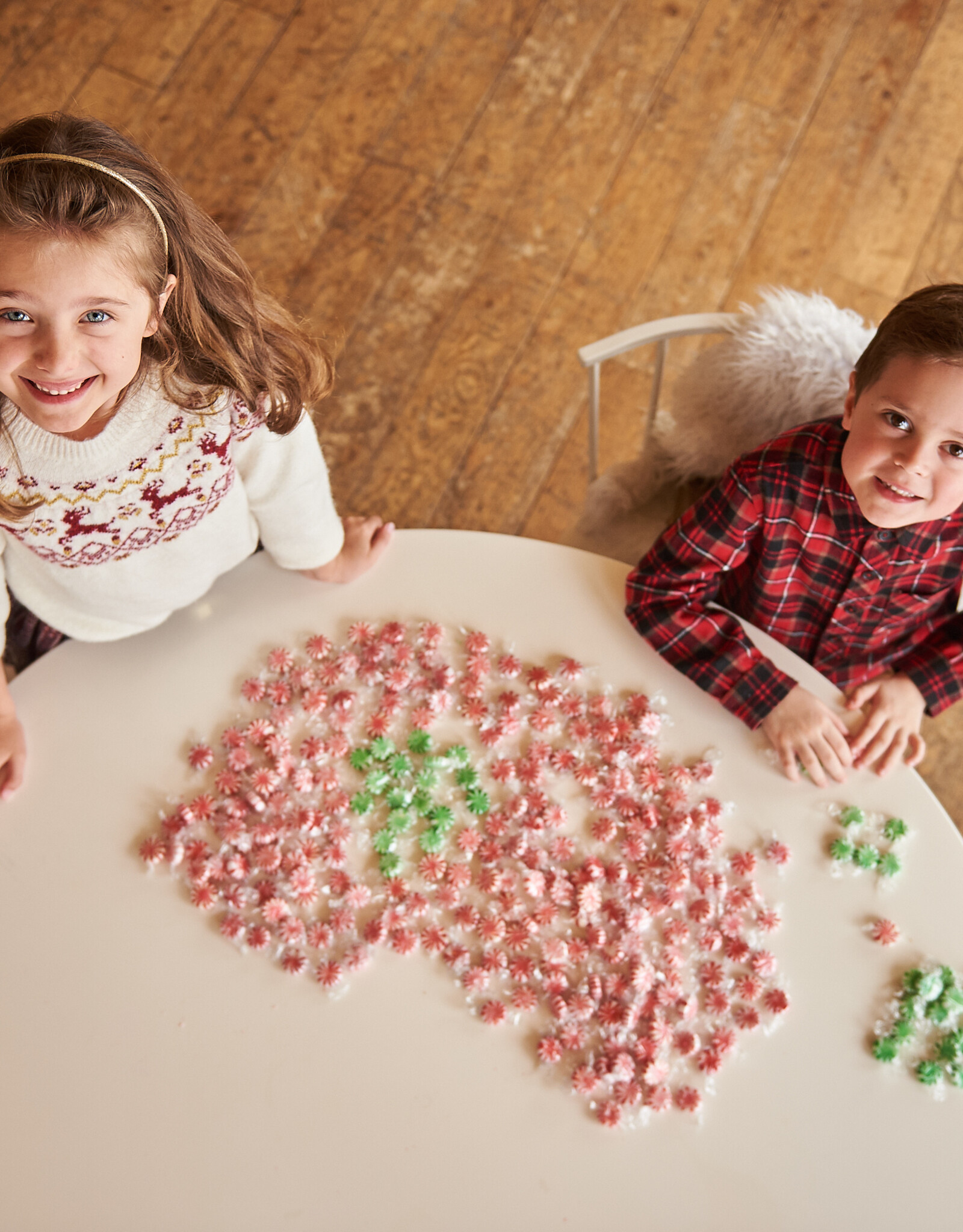 Deux Par Deux Holiday Plaid Button Up Shirt