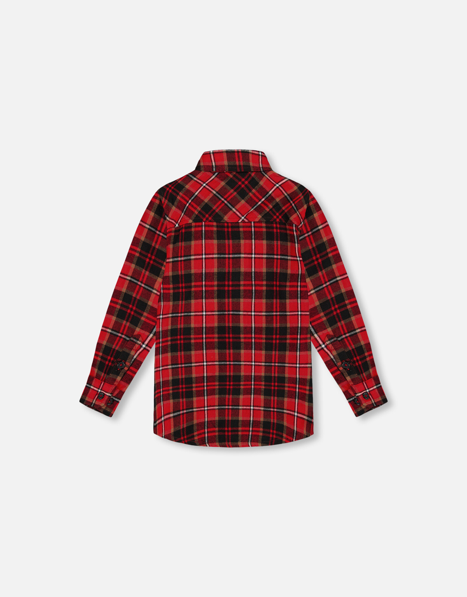 Deux Par Deux Holiday Plaid Button Up Shirt