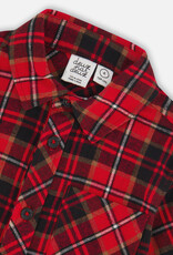 Deux Par Deux Holiday Plaid Button Up Shirt