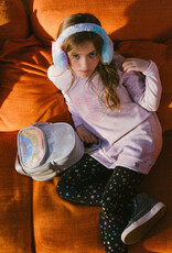 Deux Par Deux Purple Fur Ear Muffs