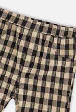 Deux Par Deux Plaid Black & Beige Treggings