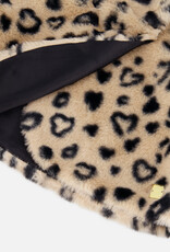 Deux Par Deux Heart Faux Fur Jacket