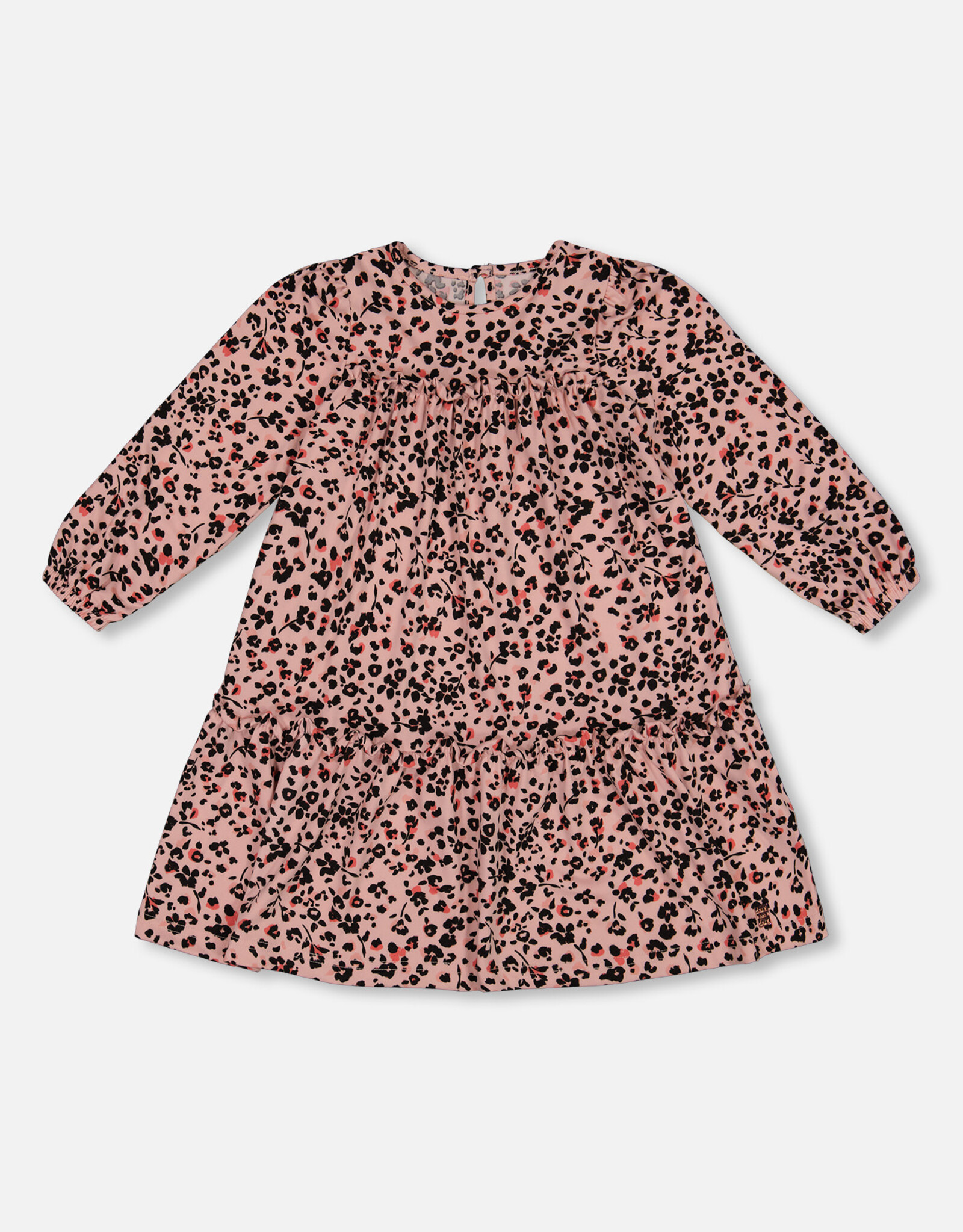 Deux Par Deux Tea Rose Floral Dress