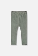 Deux Par Deux Jadeite Velvet Stretched Leggings