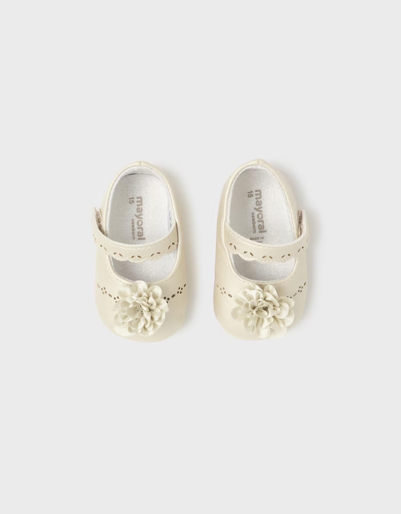 Mayoral Pearl Dressy Mary Janes Baby
