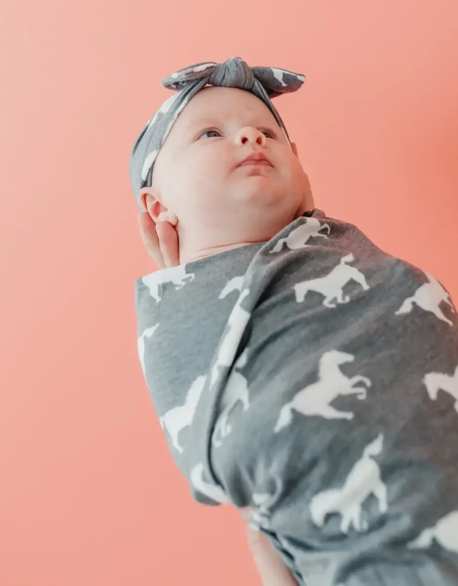 Copper Pearl Colt Swaddle Blanket