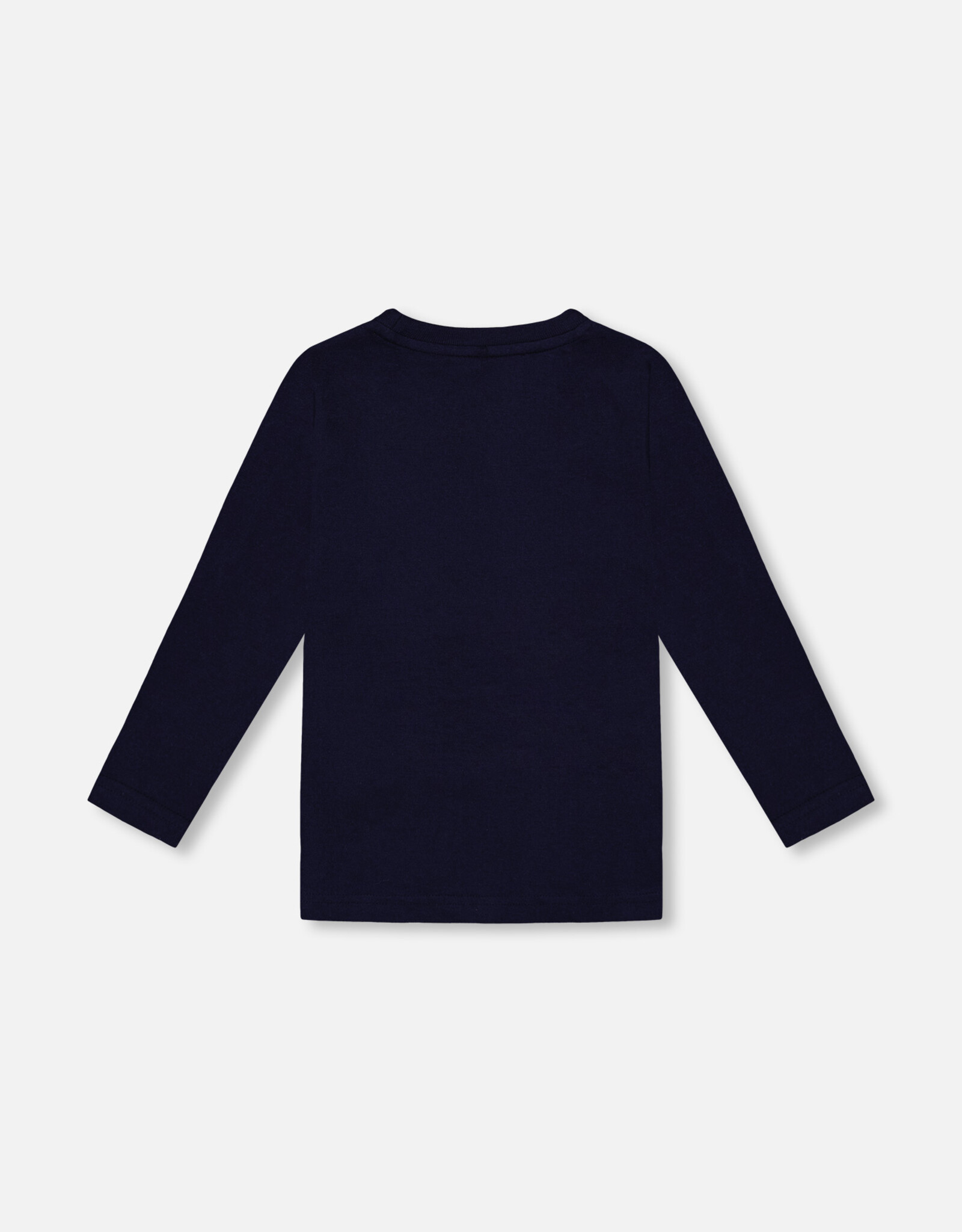 Deux Par Deux Peacoat Long Sleeve Racer T-Shirt