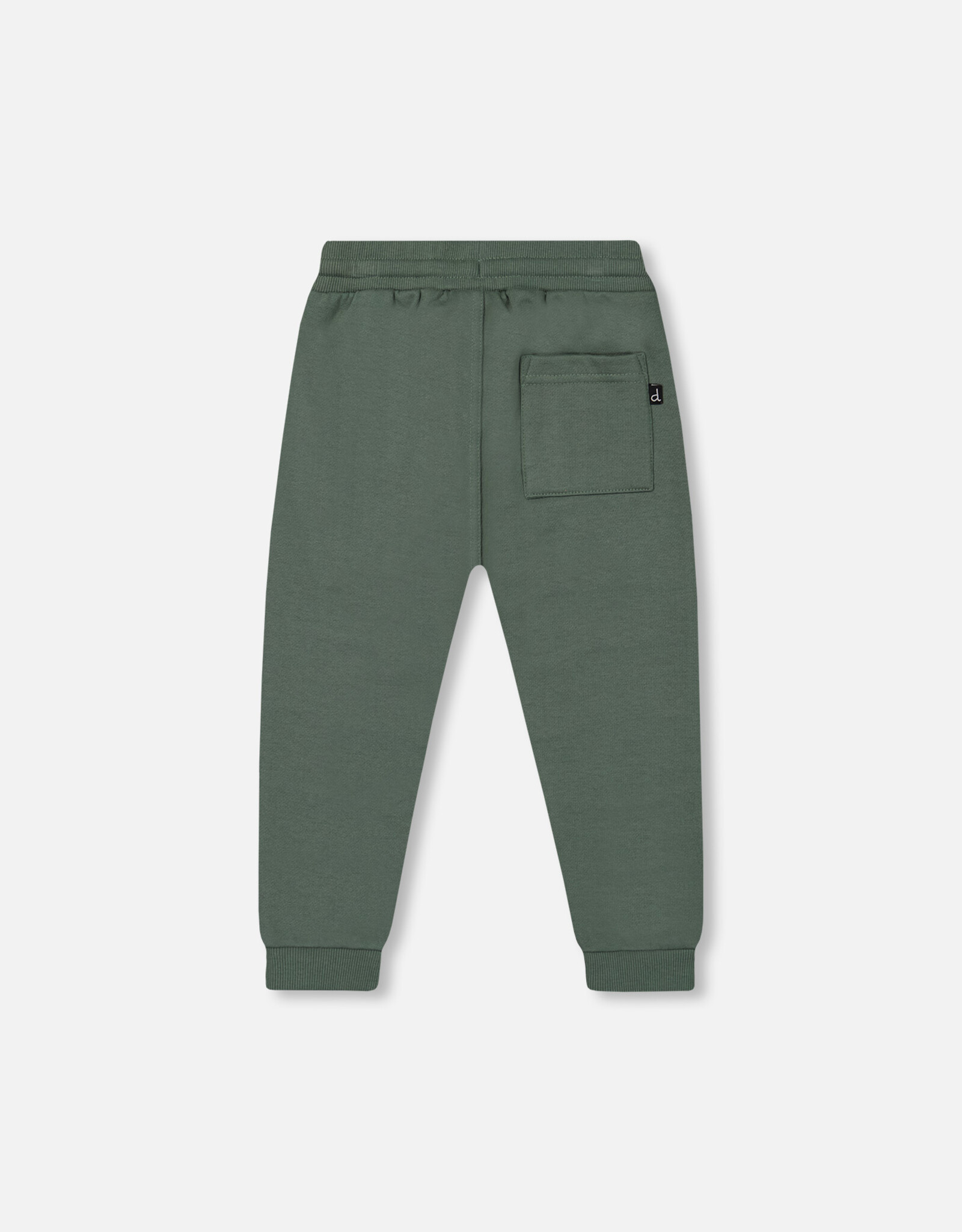 Deux Par Deux Dark Forest Fleece Sweatpants With Zip Pockets