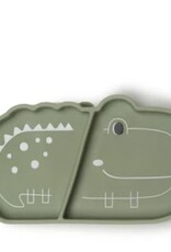Loulou Lollipop Born to be Wild Silicone Snack Plate - Alligator