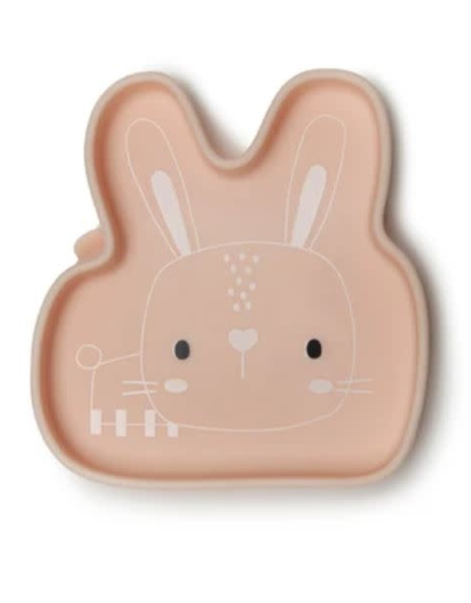 Loulou Lollipop Born to be Wild Silicone Snack Plate - Bunny