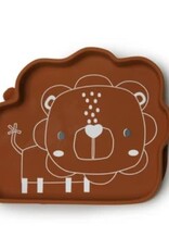 Loulou Lollipop Born to be Wild Silicone Snack Plate - Lion