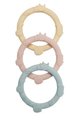 Loulou Lollipop Wild Teething Ring Set - Pastel