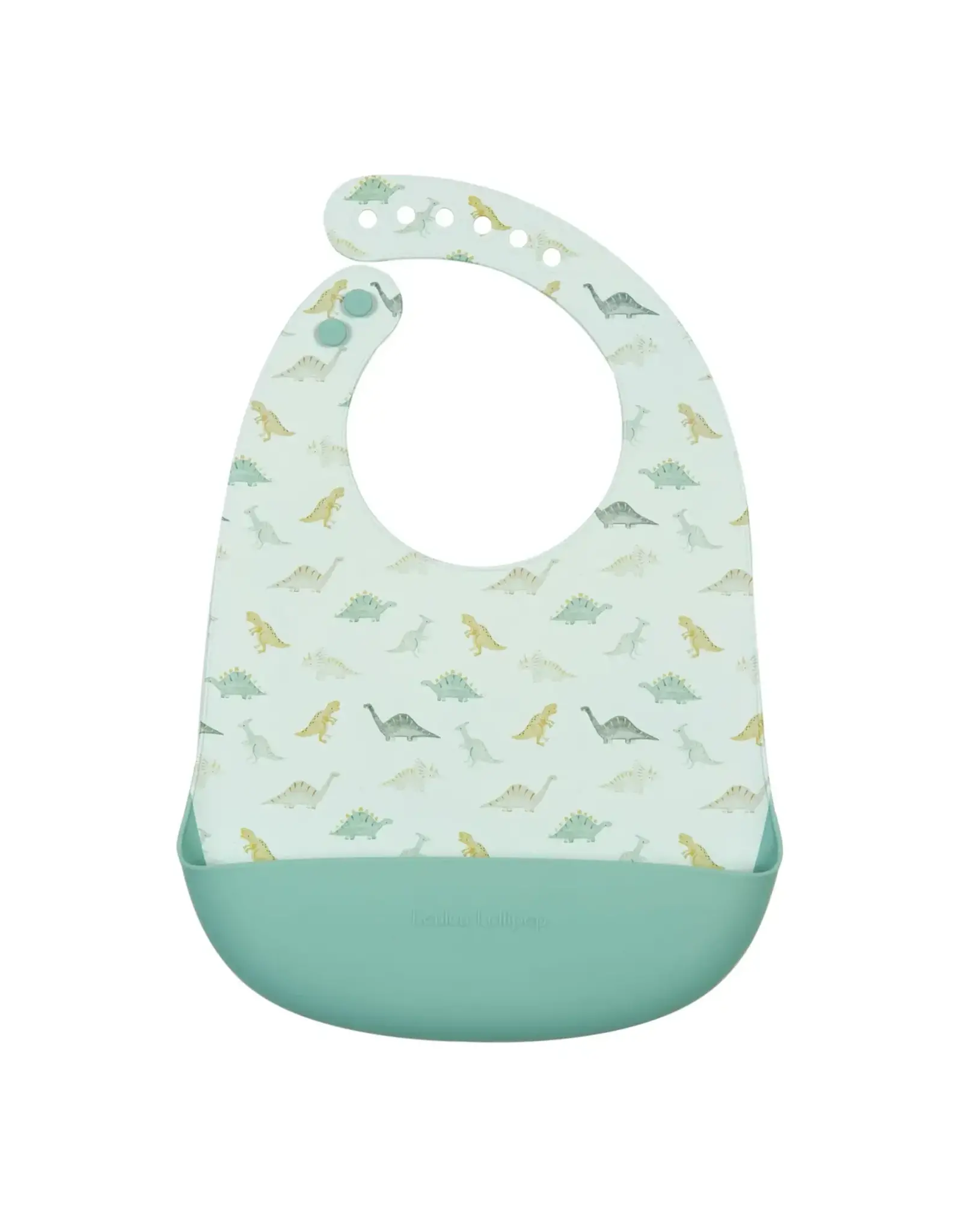 Loulou Lollipop Silicone Bib - Dino Friends