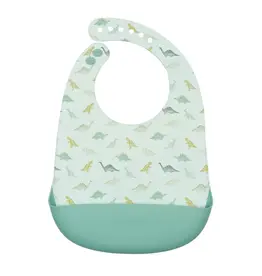 Loulou Lollipop Silicone Bib - Dino Friends