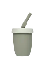 Loulou Lollipop Kids cup w/Straw - Alligator