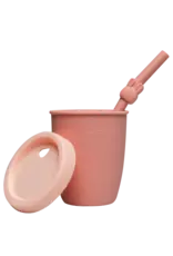 Loulou Lollipop Kids Cup w/Straw - Bunny