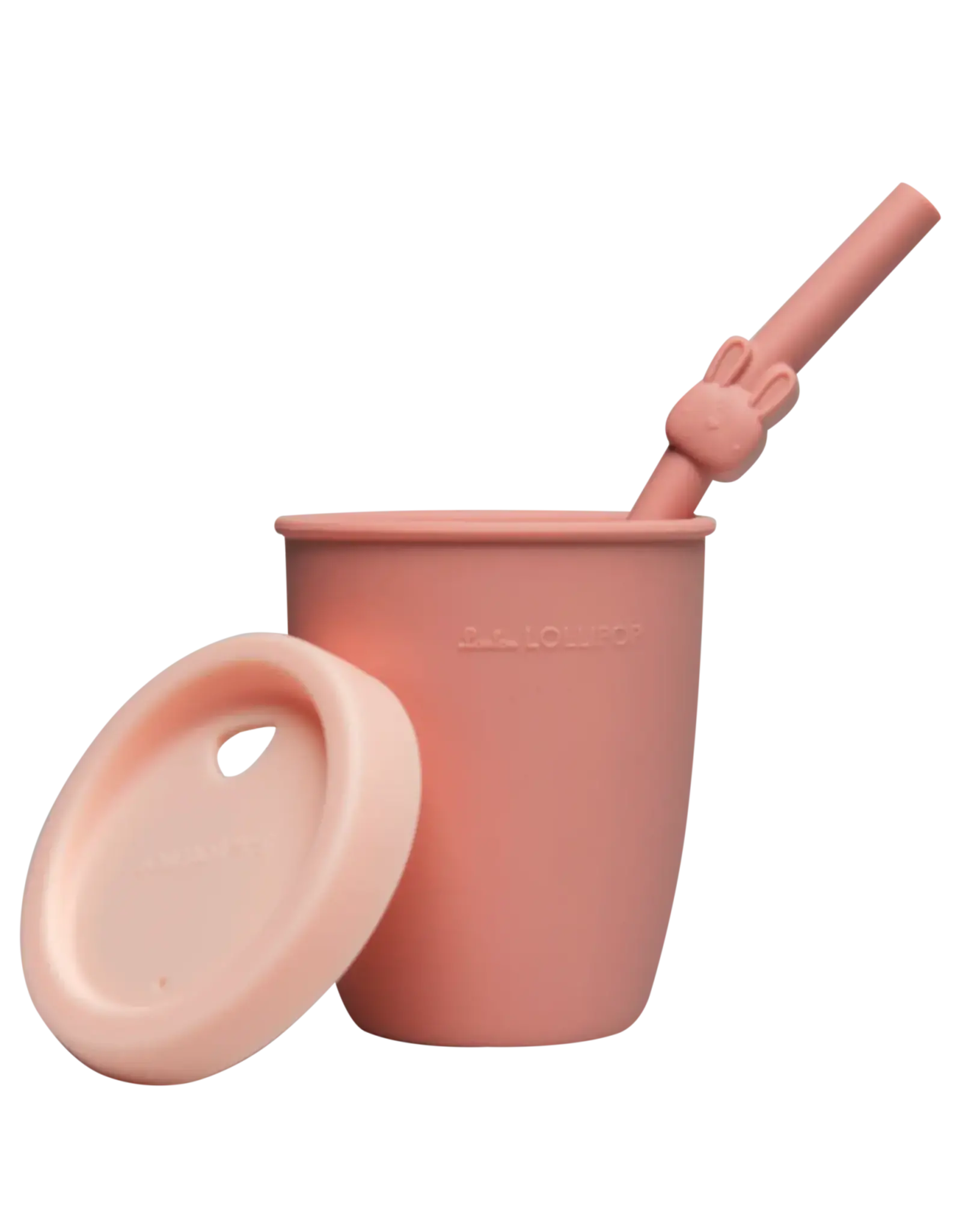 Loulou Lollipop Kids Cup w/Straw - Bunny