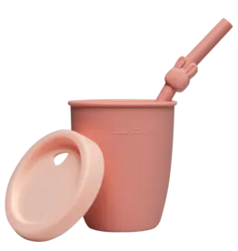 Loulou Lollipop Kids Cup w/Straw - Bunny