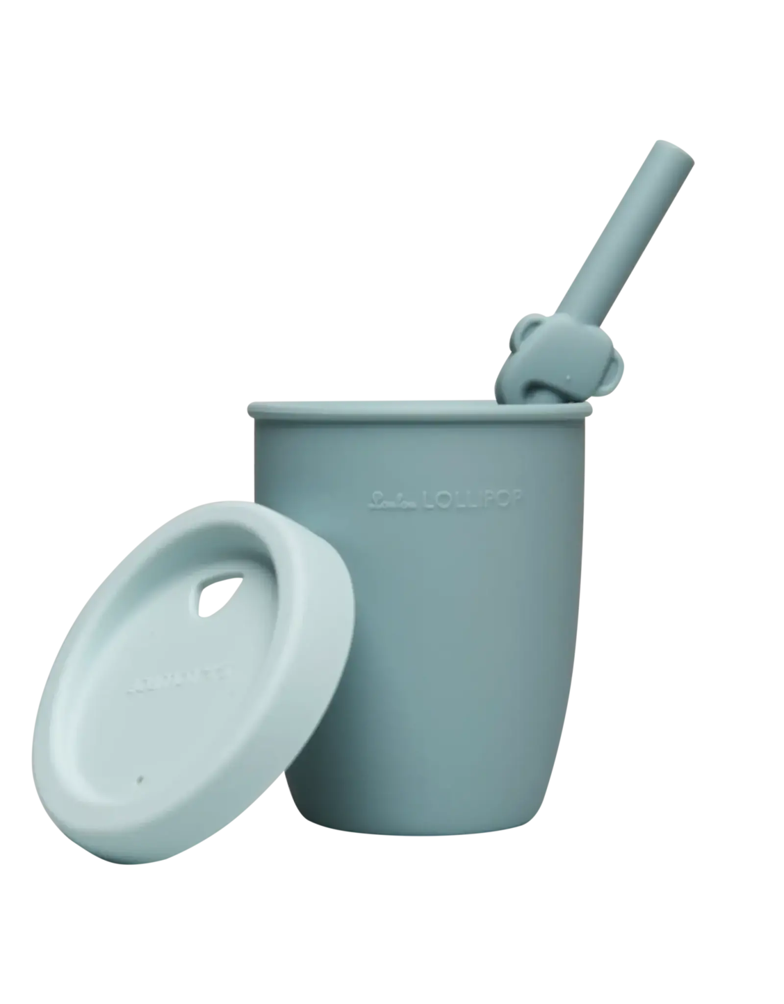 Loulou Lollipop Kids Cup w/Straw - Elephant