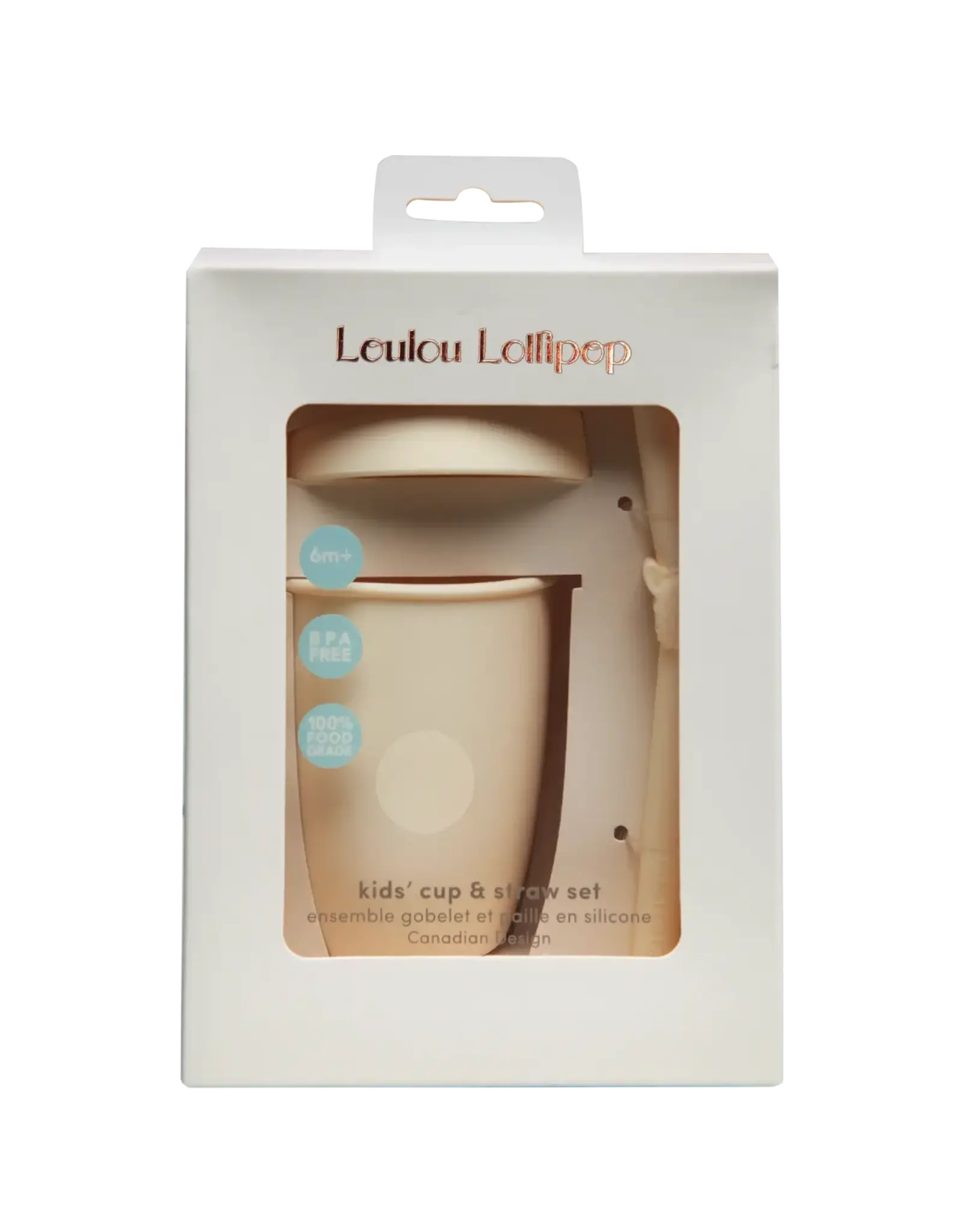 Loulou Lollipop Kids Cup w/Straw - Llama