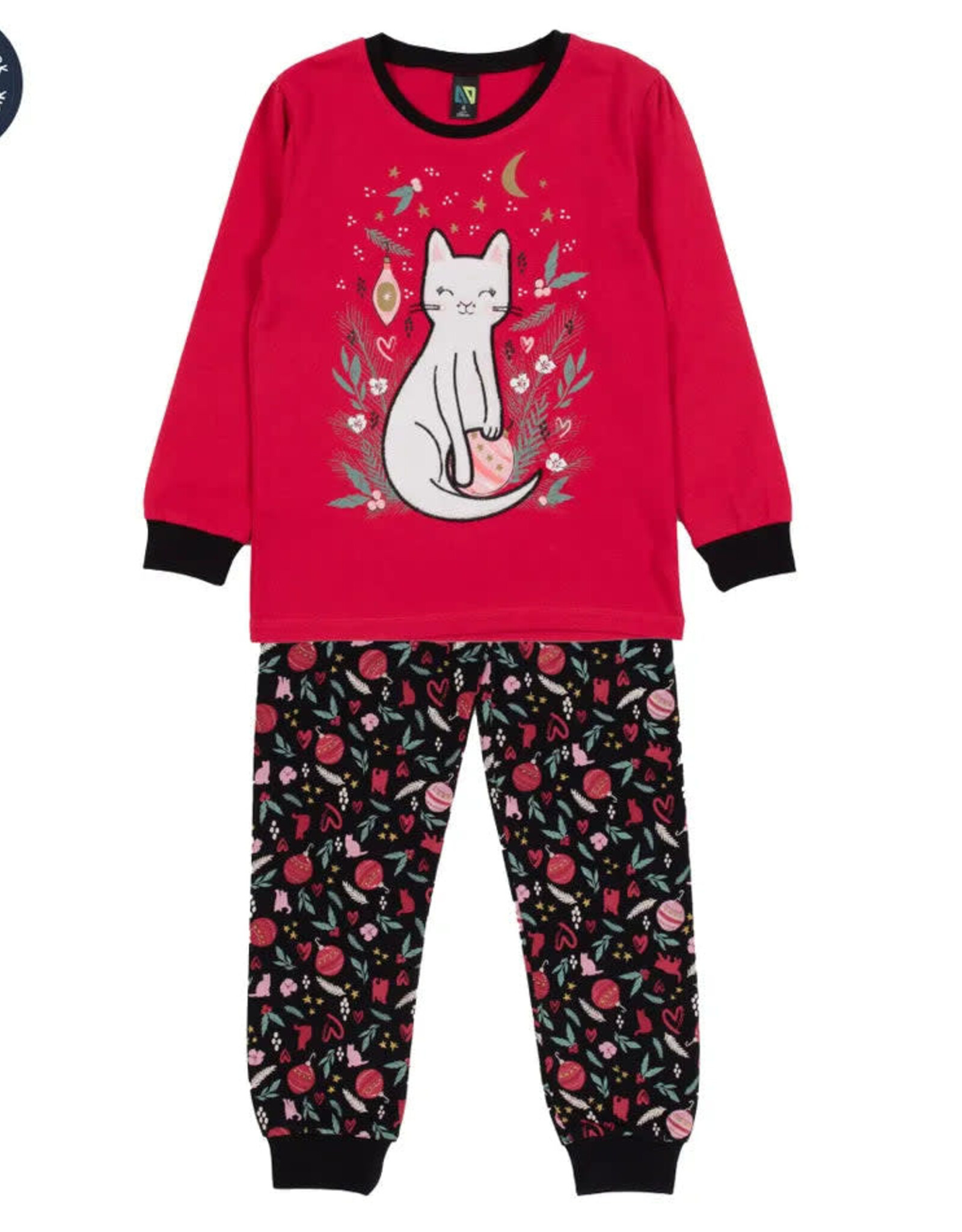 Noruk Christmas Kitty Pj's