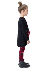Noruk Shine Black Tunic with Bag