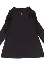 Noruk Shine Black Tunic with Bag