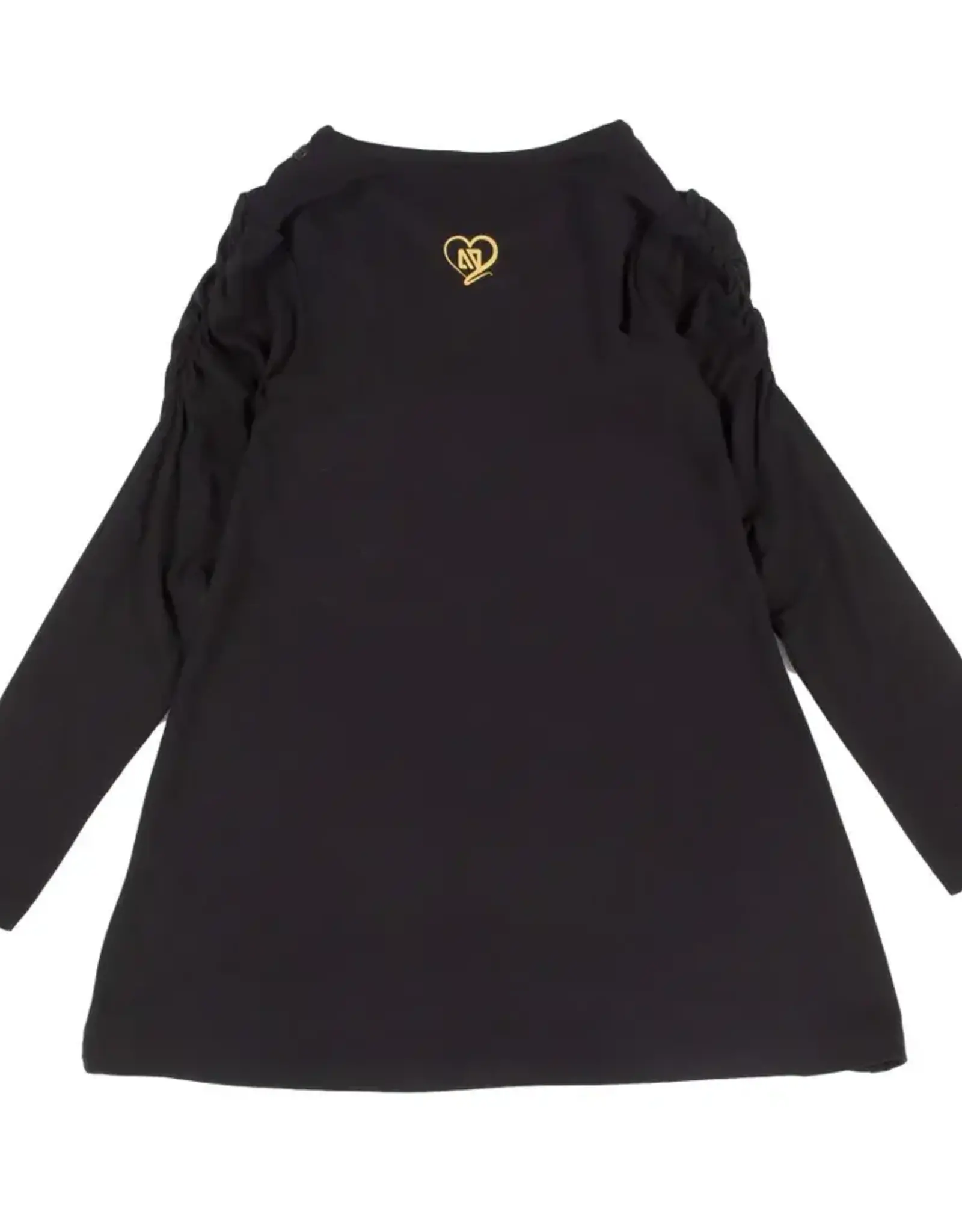 Noruk Shine Black Tunic with Bag