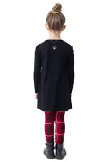 Noruk Shine Black Tunic with Bag