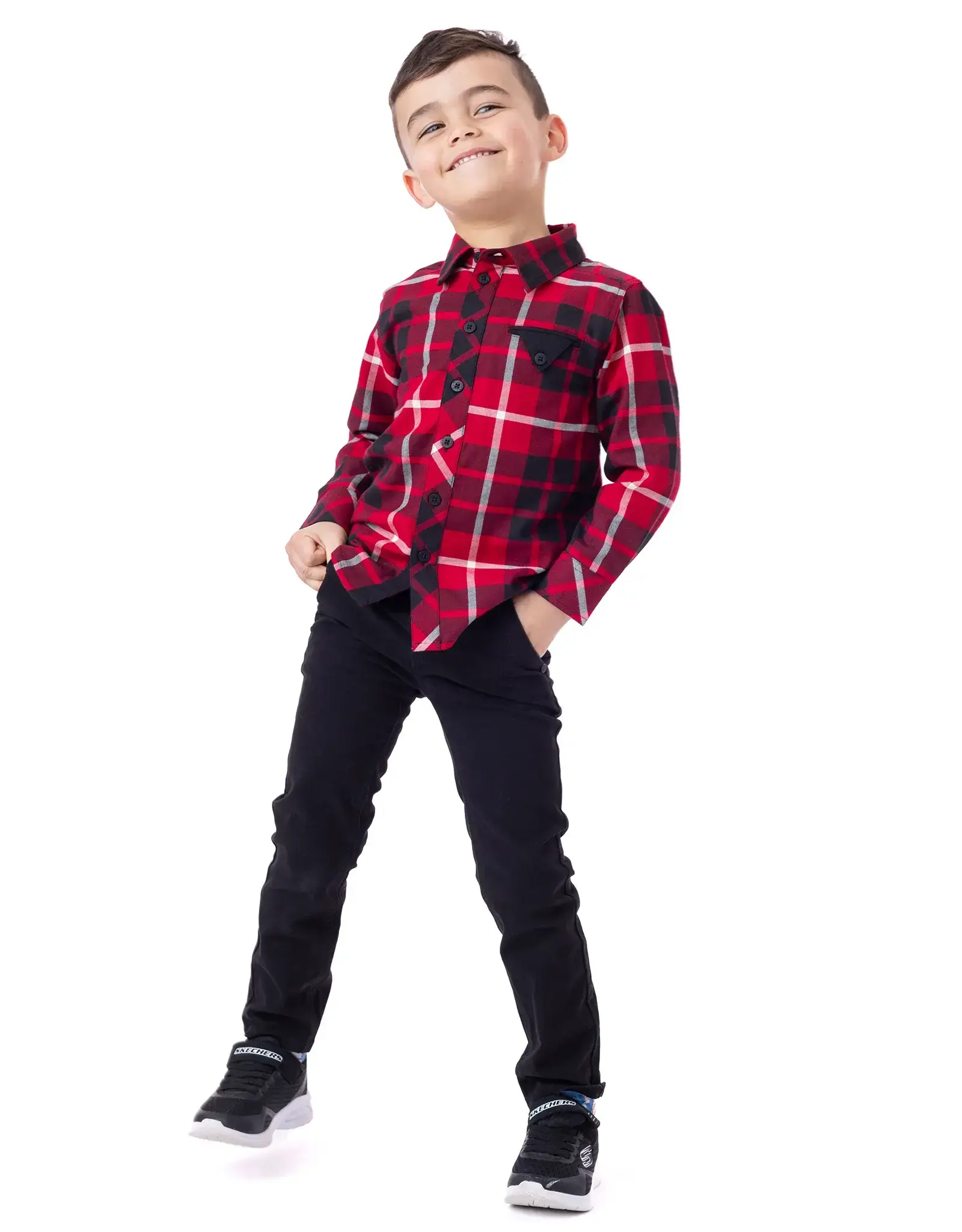 Noruk Party Red Plaid Shirt