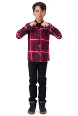 Noruk Party Red Plaid Shirt