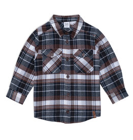Deux Par Deux Brushed Plaid Shirt