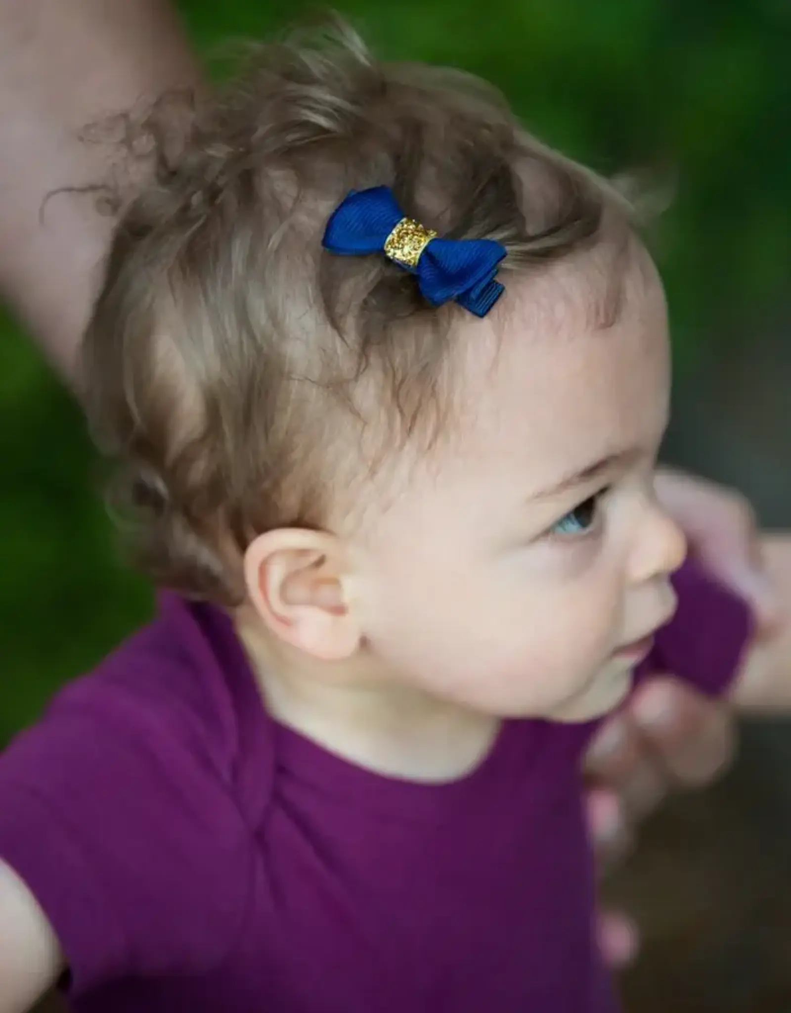 Bows Arts Glitter Center Mini Grosgrain Bows