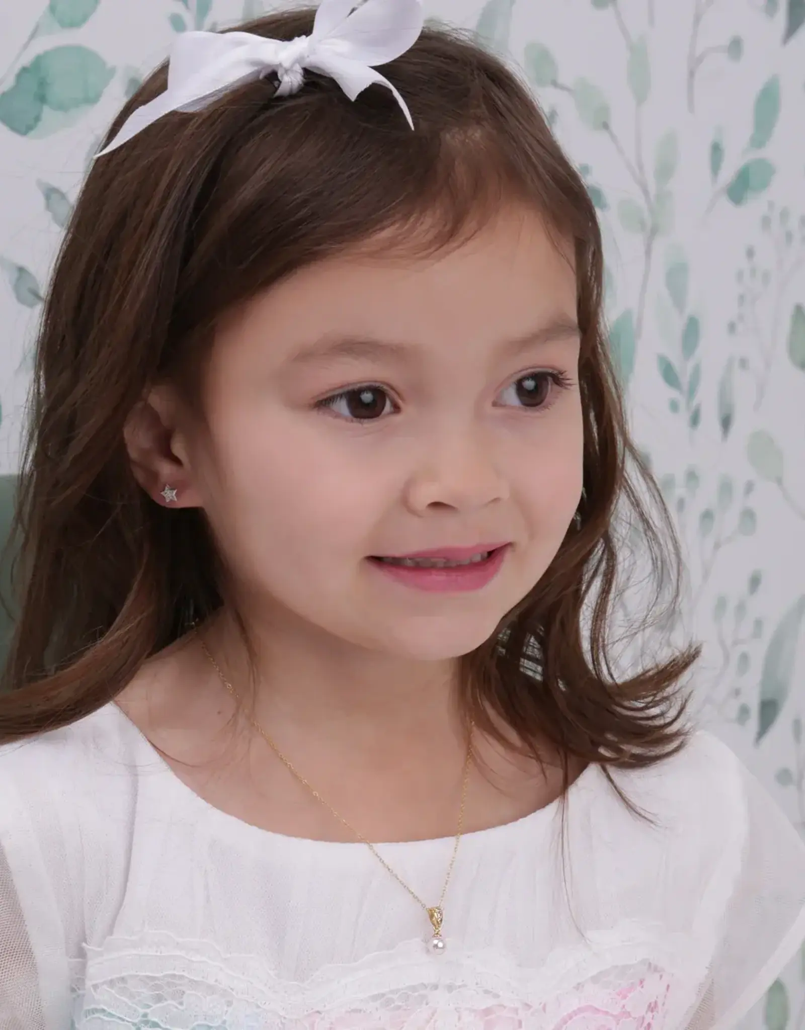 Cherished Moments Gold Plated Single Pearl Necklace