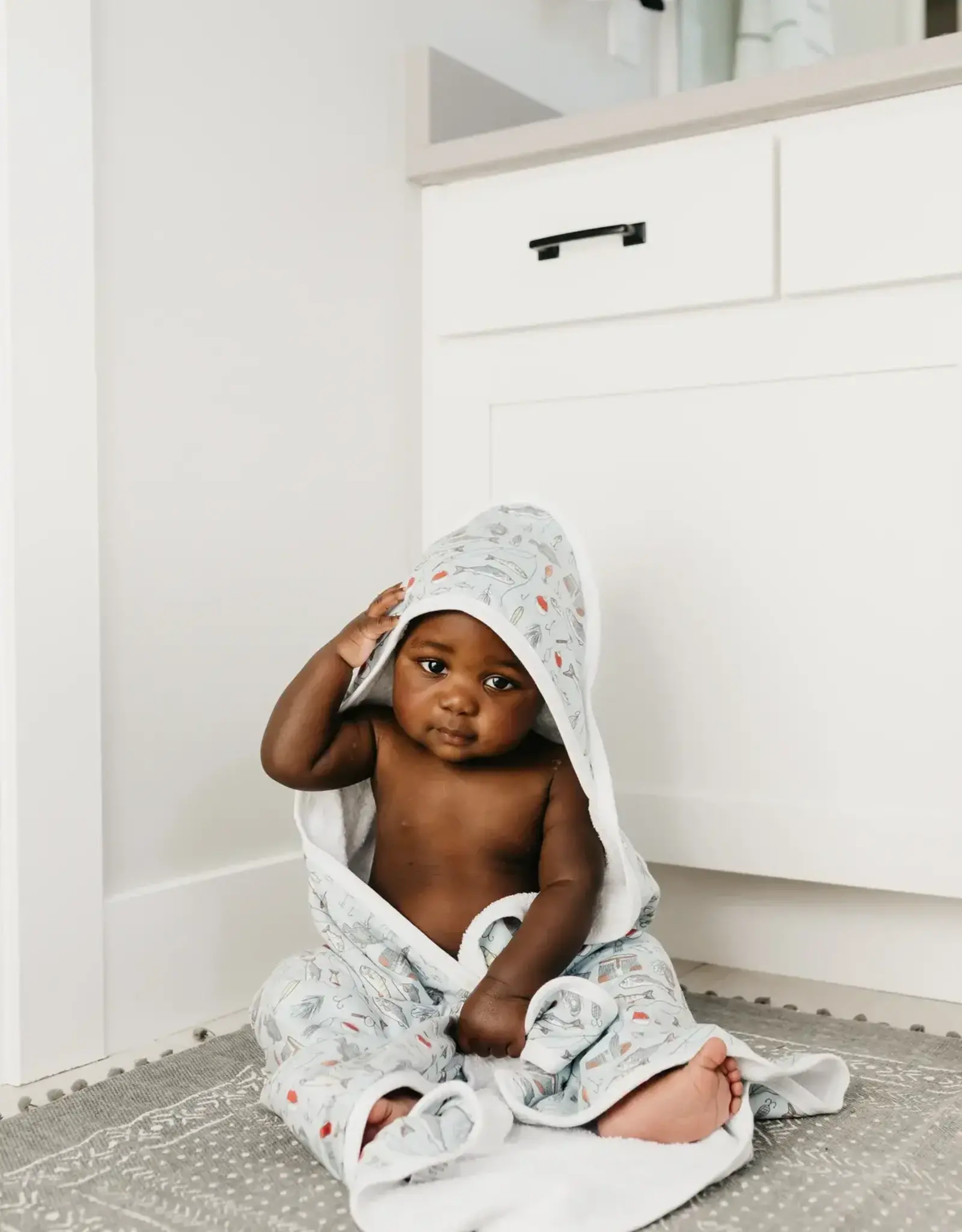 Trout Hooded Towel