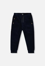 Deux Par Deux Peacoat Corduroy Joggers