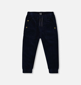 Deux Par Deux Peacoat Corduroy Joggers